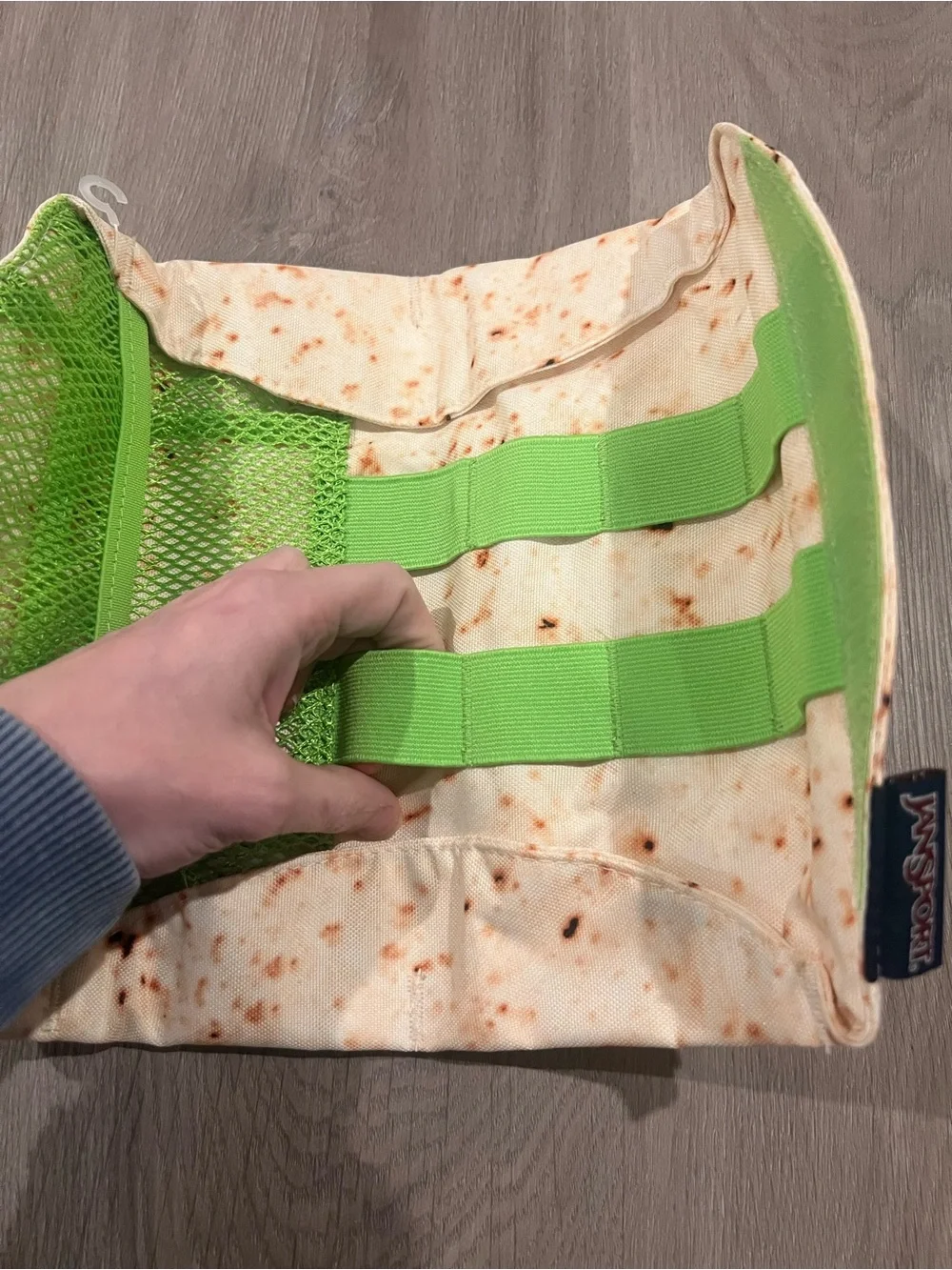 Jansport Beige Tortilla Print Pencil Case Roll